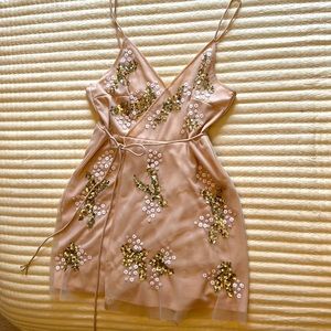 Nude Altar’d State mini dress